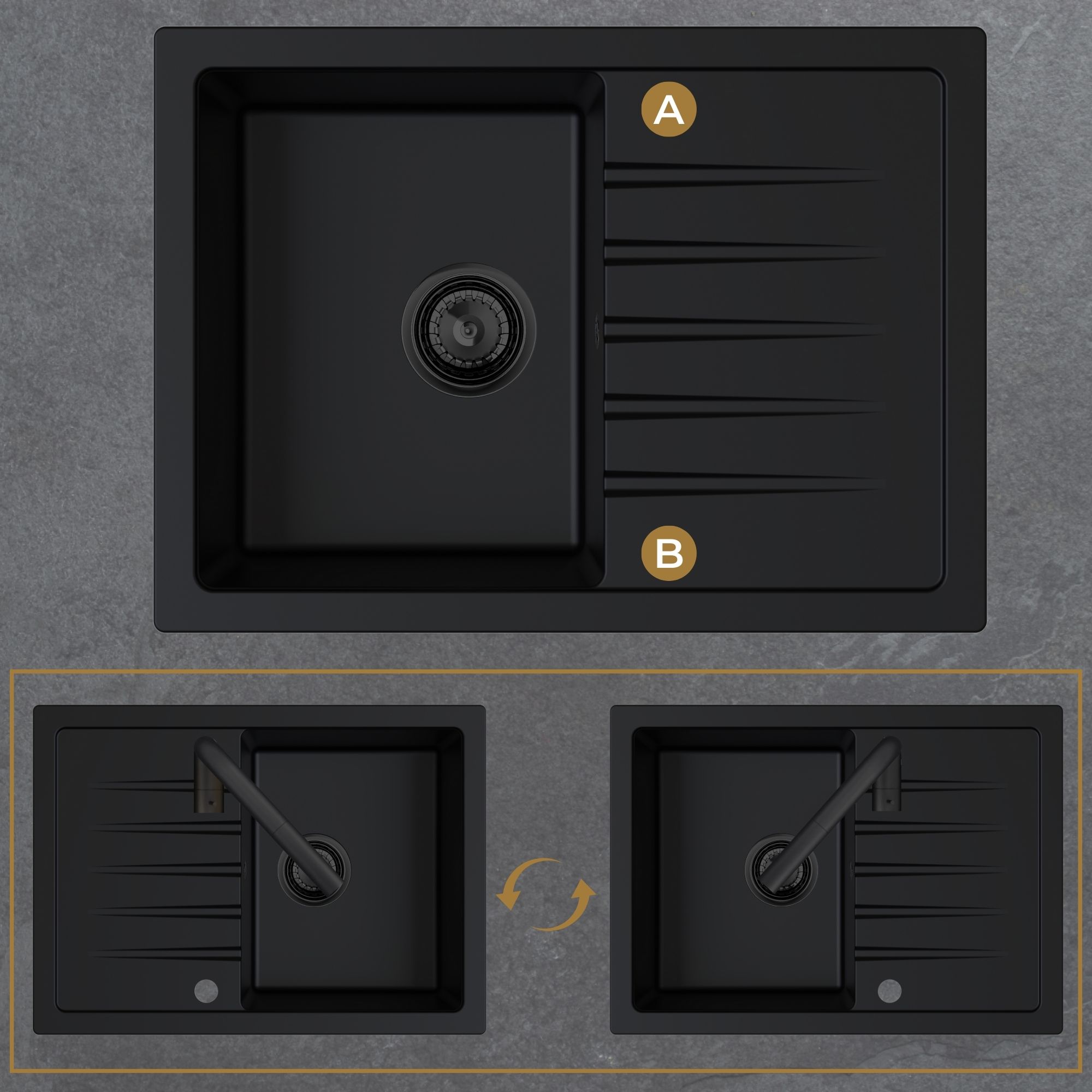 Otwory w zlewozmywaku